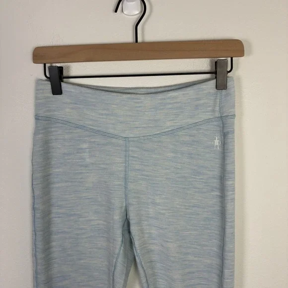 Smartwool Classic Merino Base Layer Leggings Blue Women's Small Outdoors Winter - Picture 3 of 6